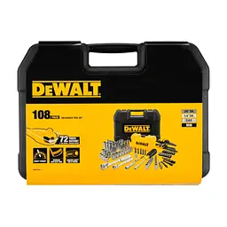 Набір інструментів DeWALT 1/4" та 3/8", 108 шт. (DWMT73801-1) - мініатюра 3