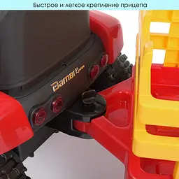Дитячий електромобіль-трактор Bambi M 4479EBLR-3 до 30 кг - мініатюра 8
