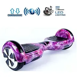 Гіроборд Smart Balance Wheel U6 Premium + Autobalance 6.5" Рожевий космос - мініатюра 5