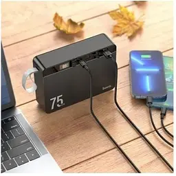 Універсальна мобільна батарея Hoco J94 Overlord 75000 mAh 6931474779175 - мініатюра 4