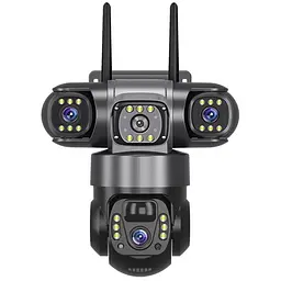 Камера відеоспостереження Hoco DI95 outdoor Black - мініатюра 3