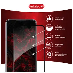 Скло захисне Intaleo Full Glue Infinix Note 12 Pro Black (1283126546648) - мініатюра 3