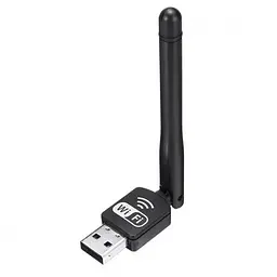 Бездротовий USB Wi-Fi адаптер Pix-Link LV-UW10-2DB чіп RTL8188 чорний (17621) - мініатюра 1