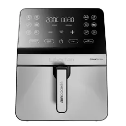Мультипіч Liberton LAF-3214, Black/Inox, 1800W, 8л, 12 програм, керування сенсорне, таймер, автовідключення, антипригарне покриття чаші, 80-200 ˚C