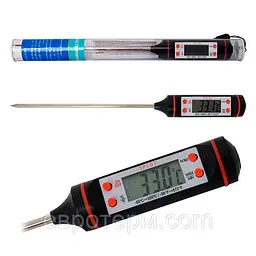 Термометр харчовий FOOD THERMOMETER (від -50°C до +300°C), Електронний кулінарний щуп-термометр для м'яса та рідин - мініатюра 4
