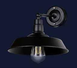 Бра настінний світильник у стилі лофт Levistella 707W134-1 BK - мініатюра 1