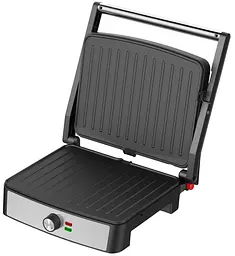 Електрогриль Liberton LPG-1402, Inox/Black, 2200W, закритий (двосторонній) - мініатюра 3