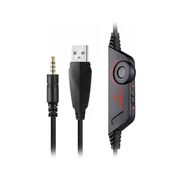 Навушники REAL-EL GDX-7650 Black-Red - мініатюра 9