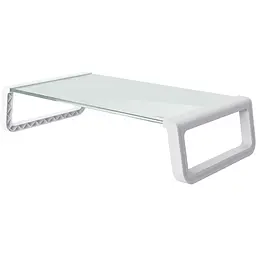 Підставка під монітор Trust Monta Glass Monitor St and White
