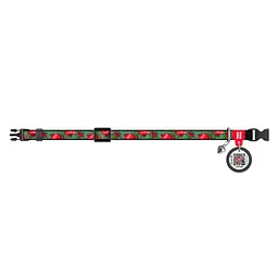 Нашийник для котів Waudog Nylon Гранати з QR паспортом XS 20-30x1 см - мініатюра 2