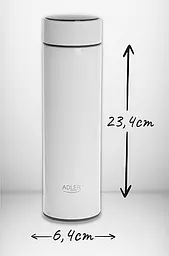 Термос Adler AD 4506 white LED 473 мл - мініатюра 8