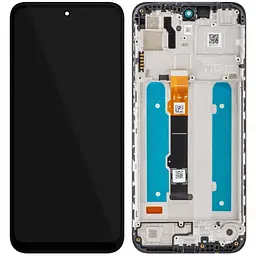 Дисплей Motorola XT2167-2 Moto G41 чорний, OLED, з рамкою
