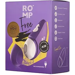 Вакуумний кліторальний стимулятор Romp Free чохол 10 рівнів інтенсивності - мініатюра 9