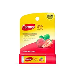 Бальзам для губ зі смаком полуниці Стік Carmex 4,25 г - мініатюра 2