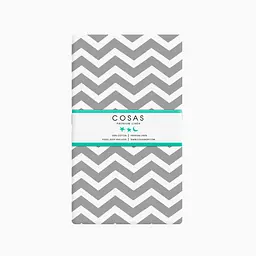 Комплект постільної білизни Cosas Azure Сімейний бірюзовий (Ranfors_Sky_ZigGrey_160x2) - мініатюра 5