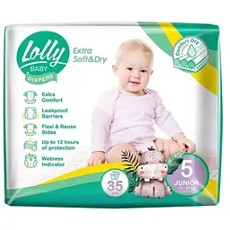 Підгузки Lolly Soft Junior 5 11-25 кг 35 шт (4820174981273)