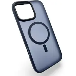 Чохол-накладка BeCover Metal Buttons Case (MagSafe) для Apple iPhone 16 Pro Blue (712097) - мініатюра 2