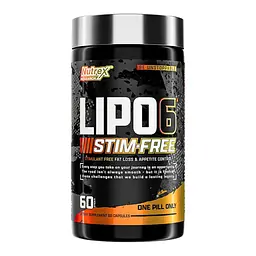 Жироспалювач Nutrex Lipo-6 Stim-Free 60 caps (1086-2022-10-1758)