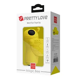 Вакуумний стимулятор клітора Pretty Love Magic Bee жовтий - мініатюра 10