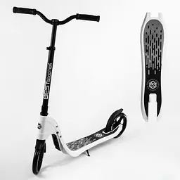 Самокат Best Scooter 92х48х104 см Чорно-білий 000231607 - мініатюра 2