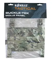 Панель для плитоноски Kombat UK Buckle-tek Molle Panel 24х15 см Мультикам (1000-kb-btmp-btp) - мініатюра 2