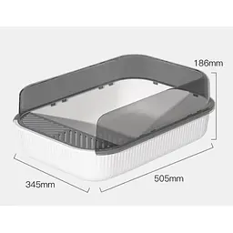 Туалет для котів Derby Plastic Cat Litter Box Puppet Blue 34.5 х 50.5 см - мініатюра 4