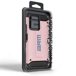 Чехол для Xiaomi Redmi Note 12 4G, Panzer, розовый, противоударный, бронированный, милитари, панель-накладка, защита всего корпуса, защита дисплея и камеры, термополиуретан (TPU) + поликарбонат (PC), ArmorStandart (ARM71476) - мініатюра 7
