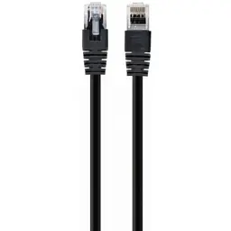 Патч-корд 5 м, UTP, чорний, Cablexpert, Cat.6, CCA, PVC (PP6U-5M/BK)