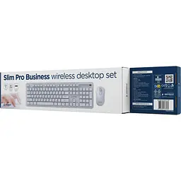 Комплект (Клавіатура та миша) Gembird KBS-WPS-01-W-CYRL White (KBS-WPS-01-W-CYRL) - мініатюра 5
