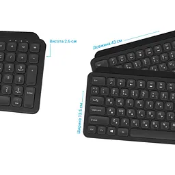 Клавіатура OfficePro бездротова (SK680) - мініатюра 5