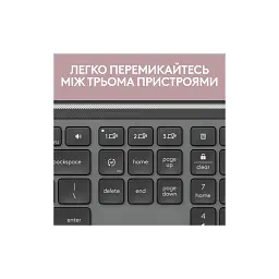 Клавіатура Logitech K950 Bluetooth/Wireless UA Graphite (920-012465) - мініатюра 3