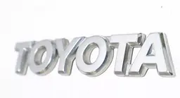 Емблема напис Toyota (Хром) 94х19 мм (на скотчі) 75441-02060 - мініатюра 2