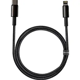 Кабель Baseus Tungsten Gold USB-C to Lightning 1m Black (CATLWJ-01) [100372] - мініатюра 5