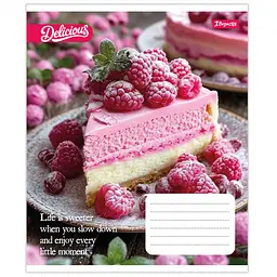 Зошит шкільний 1Вересня Cake А5 24 аркушів клітинка 20 шт. (769140) - мініатюра 4