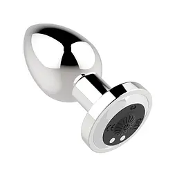 Анальна пробка B - Series Magic Rechargeable Butt Plug, 8.4 см (сріблястий) - мініатюра 2