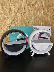 Розумний світильник / Нічник з бездротовою зарядкою для телефону / Bluetooth-колонка - мініатюра 2