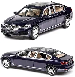 Іграшкова машинка BMW 760Li 1:24 метал, AutoExpert, інерція, звук і світло
