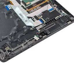 Корпус верхня кришка для Dell Latitude 7410, (Сірий, топкейс+тачпад+клавіатура з підсвічуванням, 05TPMG, Оригінал) - мініатюра 4