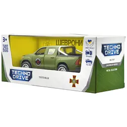 Автомодель TechnoDrive KM6119 серія Шеврони Героїв Toyota Hilux Червона калина - мініатюра 2