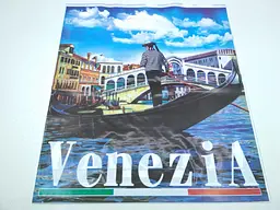 Пакети поліетиленові з малюнком прорізна ручка розмір 45х53+3 "Venezia" Леомі 50 шт/уп. - мініатюра 3