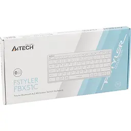 Клавіатура A4Tech Fstyler FBX51C White [102742] - мініатюра 9