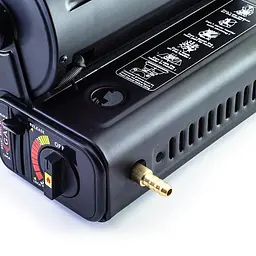 Газовий обігрівач Portable Gas Heater 1.3 kW керамічний Чорний - мініатюра 5