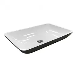 Умивальник Adamant Lower Black-White 560x360