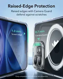Прозорий чохол ESR Zero Clear Case (HaloLock) Clear для iPhone 16 (1A7710102) - мініатюра 7