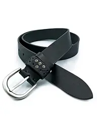 Жіночий шкіряний ремінь 3,3 х 105-120 см Weatro Чорний zhin-itly-33k-0067 120 см (zhin-itly-33k-0067-3)