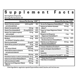 Мультивітаміни для вагітних Seeking Health Prenatal Essentials 60 капсул - мініатюра 5