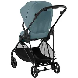 Коляска Cybex Melio Carbon Stormy Blue з бампером (525000019) - мініатюра 6