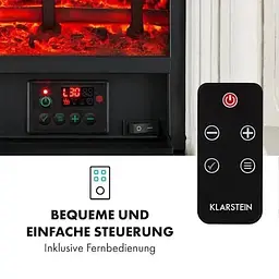 Електричний камін Klarstein Etna Pozzolana 1800 Вт (100350410) - мініатюра 3