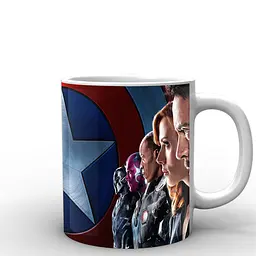 Кухоль GeekLand Captain America команда CA.02.058 330 мл білий - мініатюра 3