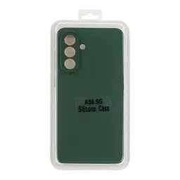 Чохол Silicone Cover з рамкою камери A Samsung Galaxy A56 5G A566 Dark Green (36975_3609714) - мініатюра 2